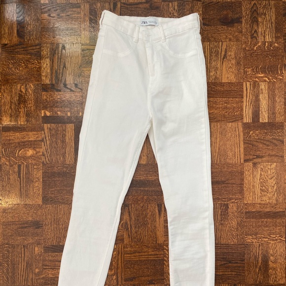 Zara Skinny White Jeans - Picture 3 of 5
